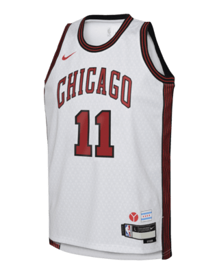 Demar Derozan Chicago Bulls City Edition Older Kids Nike Dri FIT NBA Swingman Jersey. Nike BE